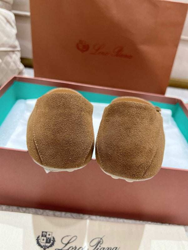 LP Dot sole walk mocassin Copper Brown Suede 215001