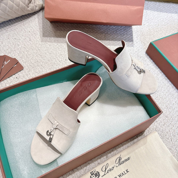 LP 25 Summer Charm Sandal 55 Cream Suede