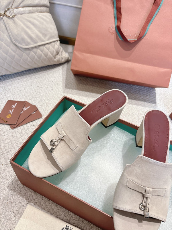 LP 25 Summer Charm Sandal 55 Cream Suede