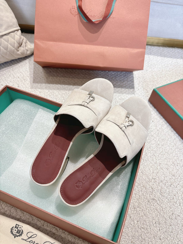LP 25 Summer Charm Sandal 55 Cream Suede