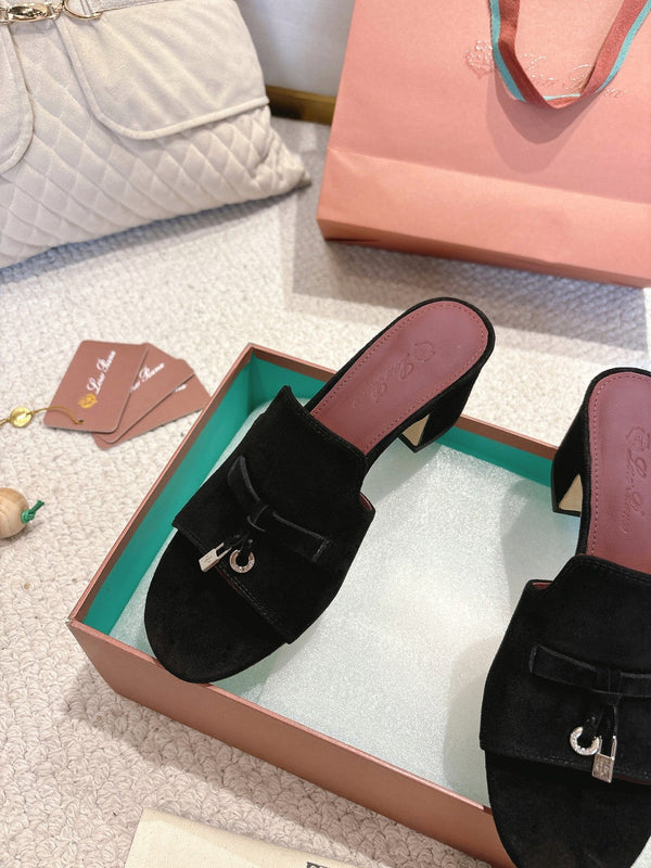LP 25 Summer Charm Sandal 55 Black Suede