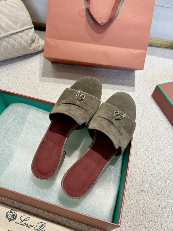 LP 25 Summer Charm Sandal 55 Rock Olive Suede