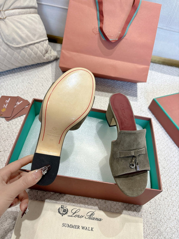 LP 25 Summer Charm Sandal 55 Rock Olive Suede