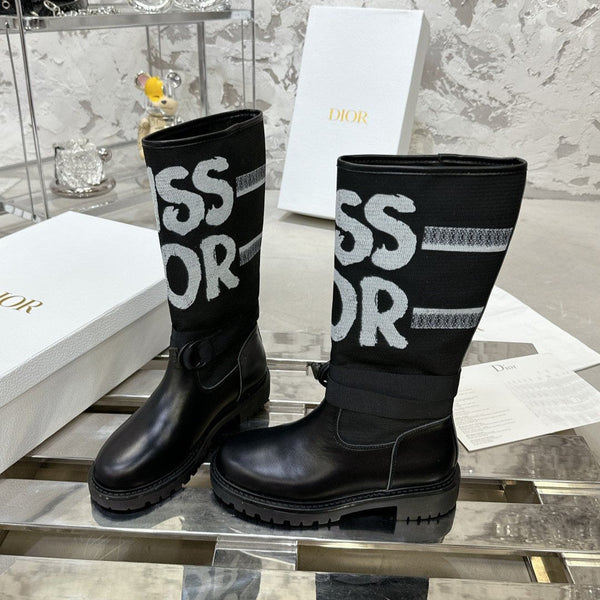 CD D-Major Boot In Black Canvas 100576