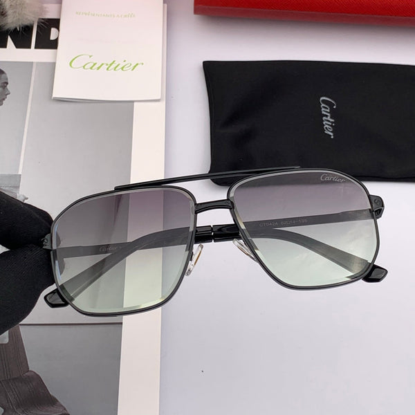 SANTOS NAVIGATOR FRAME SUNGLASSES 554561 IN METAL