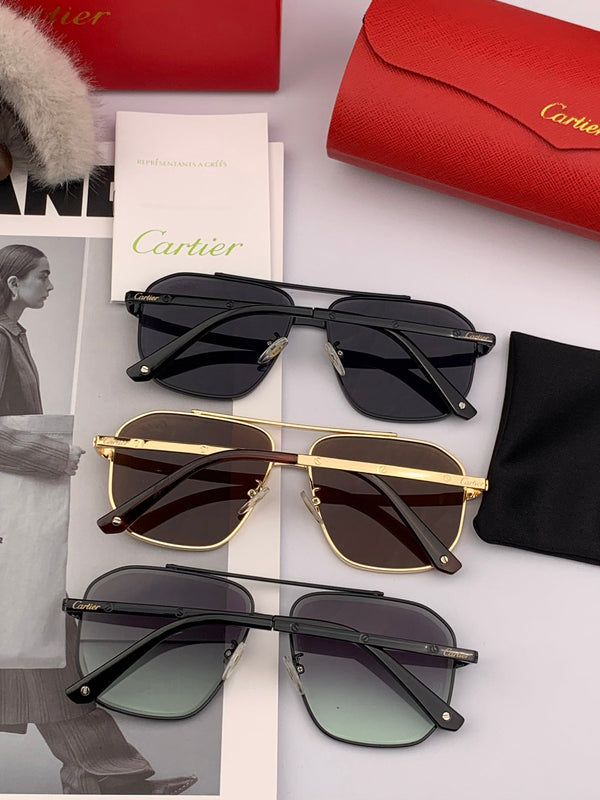 SANTOS NAVIGATOR FRAME SUNGLASSES 554561 IN METAL