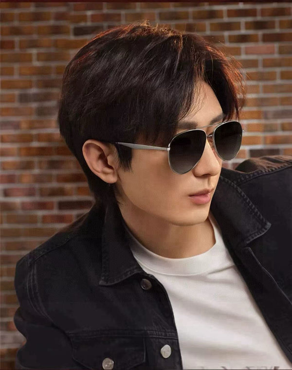 OCCHIALI DA SOLE CON MONTATURA AVIATOR G1203 IN METALLO