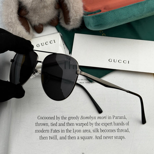 OCCHIALI DA SOLE CON MONTATURA AVIATOR G1203 IN METALLO