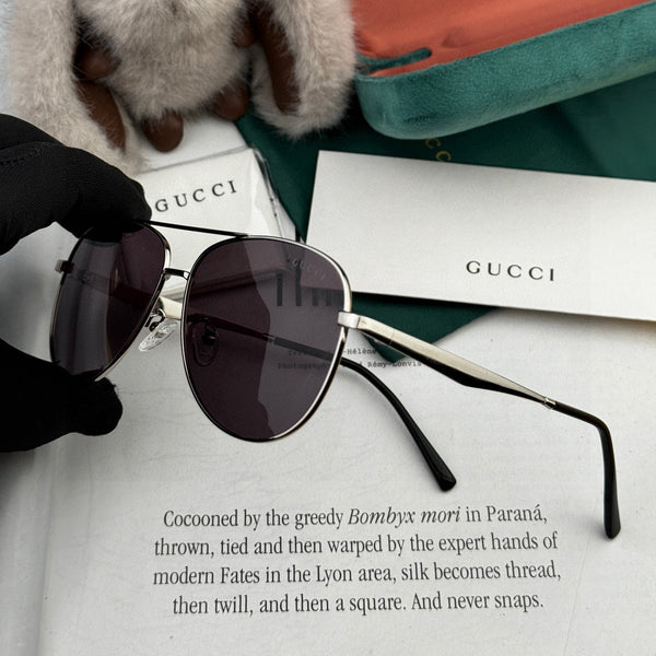 OCCHIALI DA SOLE CON MONTATURA AVIATOR G1203 IN METALLO