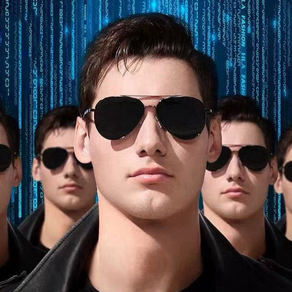 AVIATOR FRAME SUNGLASSES G8204 IN METAL