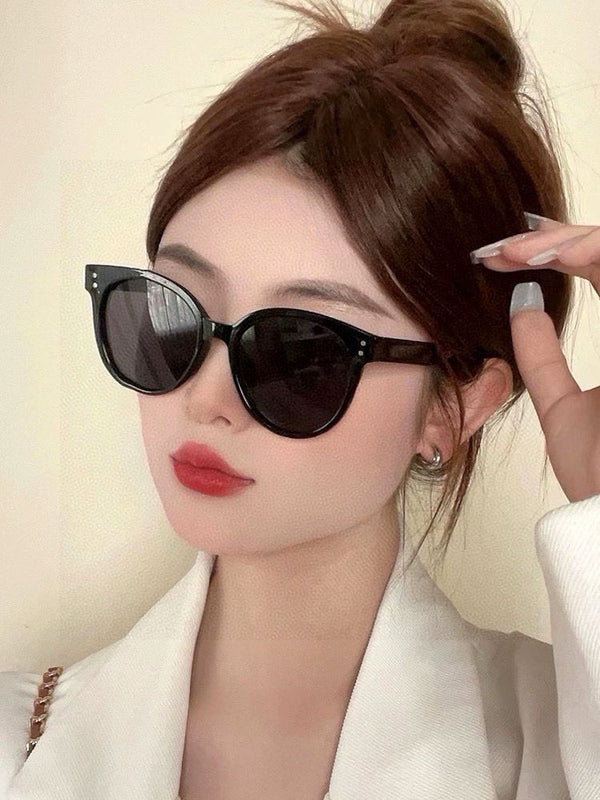 OCCHIALI DA SOLE MONTAIGNE CD5106 IN ACETATO NERO