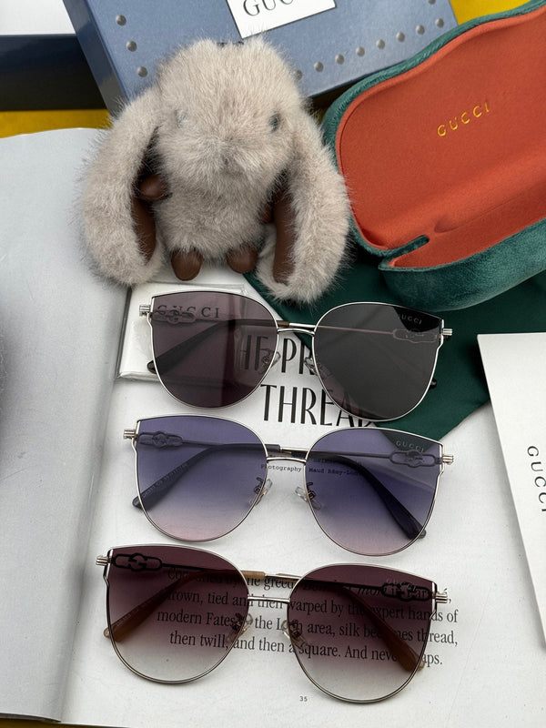 BUTTERFLY FRAME SUNGLASSES G3635 IN METAL