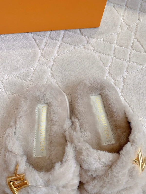 LV Bliss Comfort Mule Gray Wool