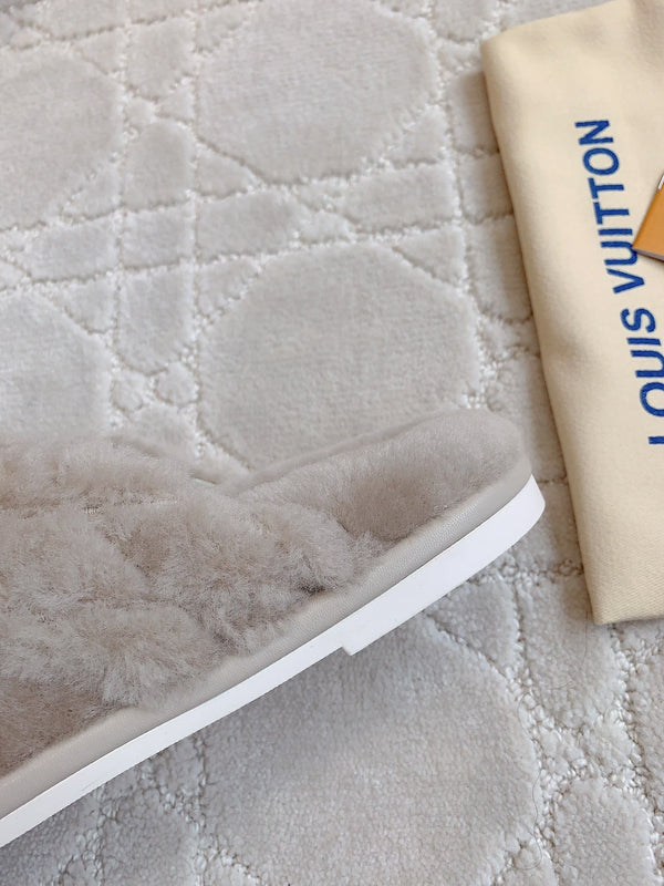 LV Bliss Comfort Mule Gray Wool