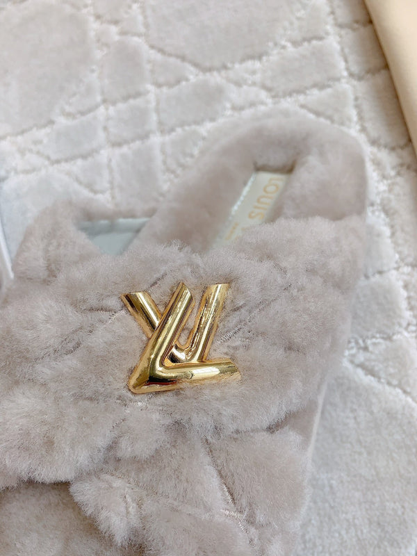 LV Bliss Comfort Mule Gray Wool