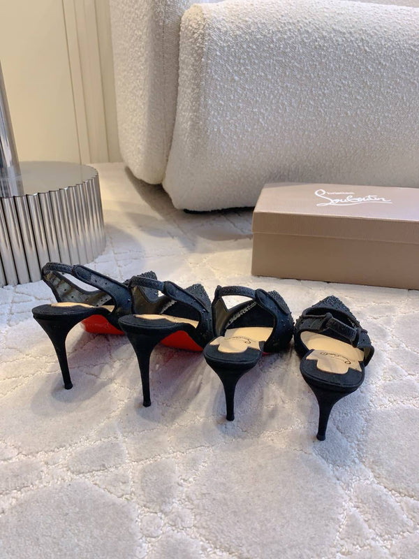 CL Follies Strass 65mm Black Mesh 177135