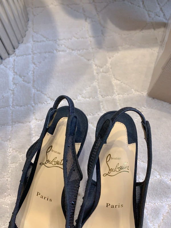 CL Follies Strass 65mm Black Mesh 177135