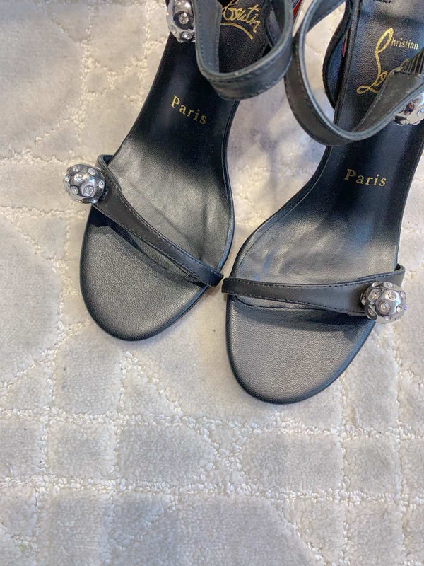 CL Atmospheria 90mm embellished sandals Black Leather 177088