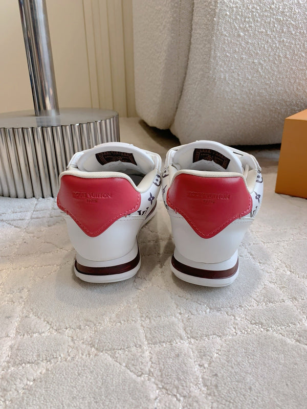 LV BUTTERSOFT Sneaker White Monogram-Printed Lambskin 516882