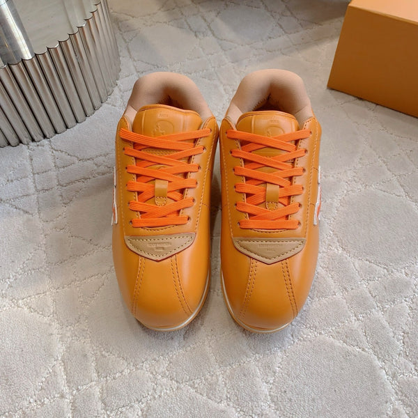 LV BUTTERSOFT Sneaker Yellow Monogram-Printed Lambskin 516885