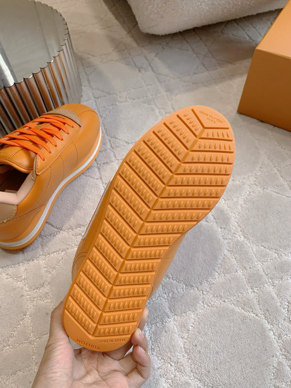 LV BUTTERSOFT Sneaker Yellow Monogram-Printed Lambskin 516885