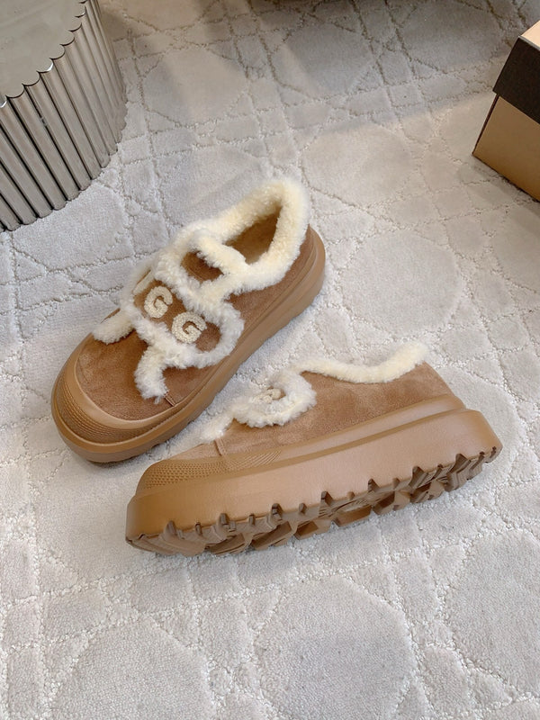 UGG Tazz Slipper Loafers Brown  Suede and fleece 516903