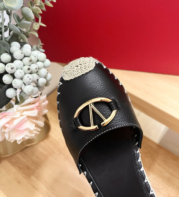 The Bold Edition Vlogo Espadrilles and Wedges 80mm Black