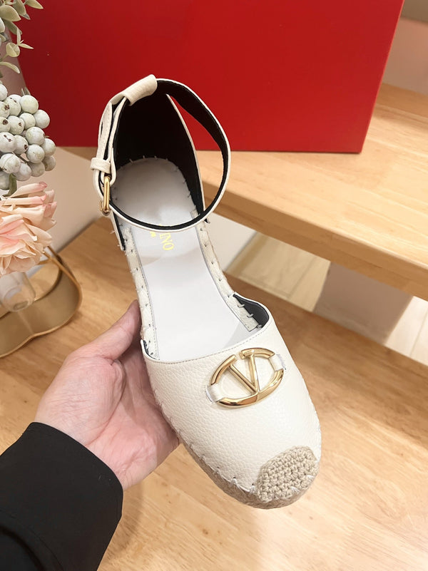 The Bold Edition Vlogo Espadrilles and Wedges 80mm White