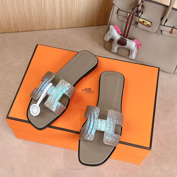 HM Oran Sandals Light Brown Calfskin 312782