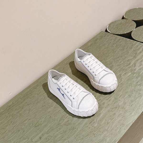 Miu Sneakers White Canvas 445550