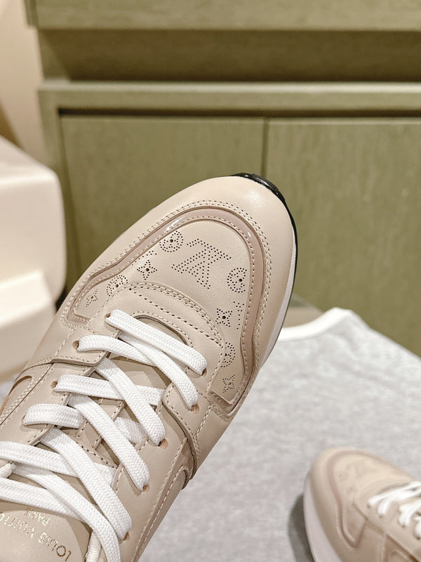 LV Neo Run Away Sneaker 50mm Beige Cowhide