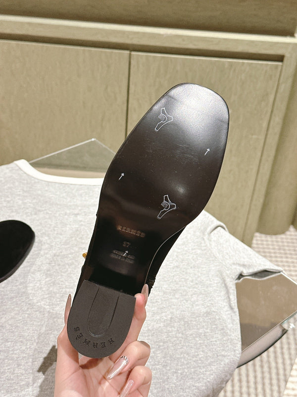 HM Jill Ankle Boot 65mm Black Suede  974679