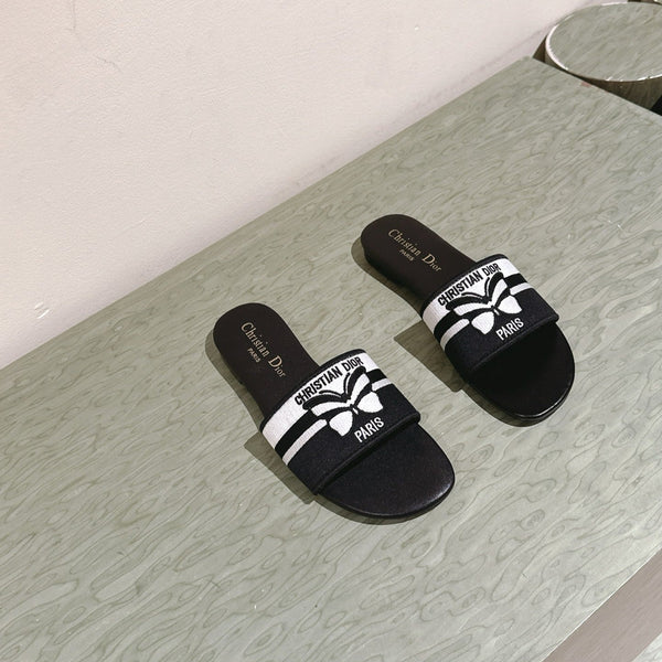 CD Dway Slide Fabric with Cowhide 241926