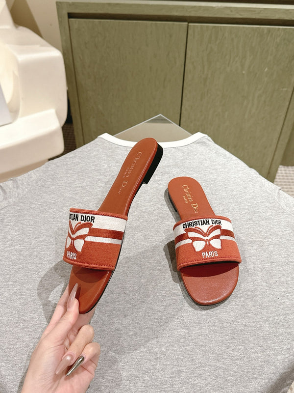 CD Dway Slide Fabric with Cowhide 241926