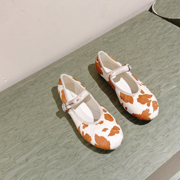 The Row 25ss Mary Jane 10mm Light Brown White Horsehair 451274