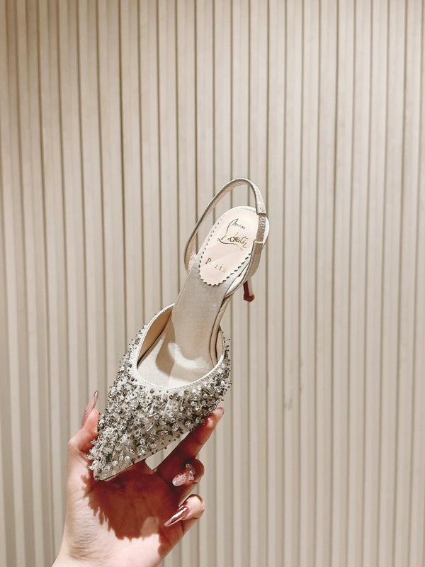 CL 25 Sling Back Beige Imported Original Special 346317