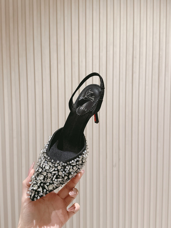 CL 25 Sling Back Black Imported Original Special 346318