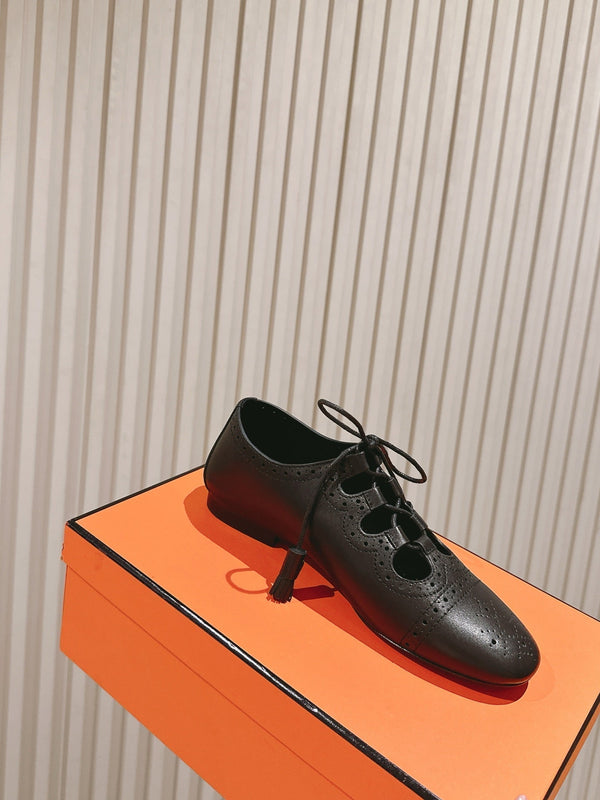 HM 25 Marry Jane Pelle di agnello nera 346242