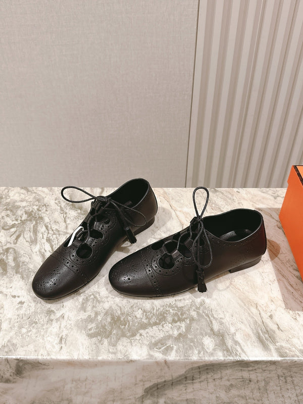 HM 25 Marry Jane Pelle di agnello nera 346242