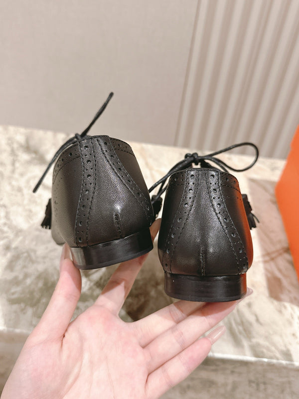 HM 25 Marry Jane Pelle di agnello nera 346242