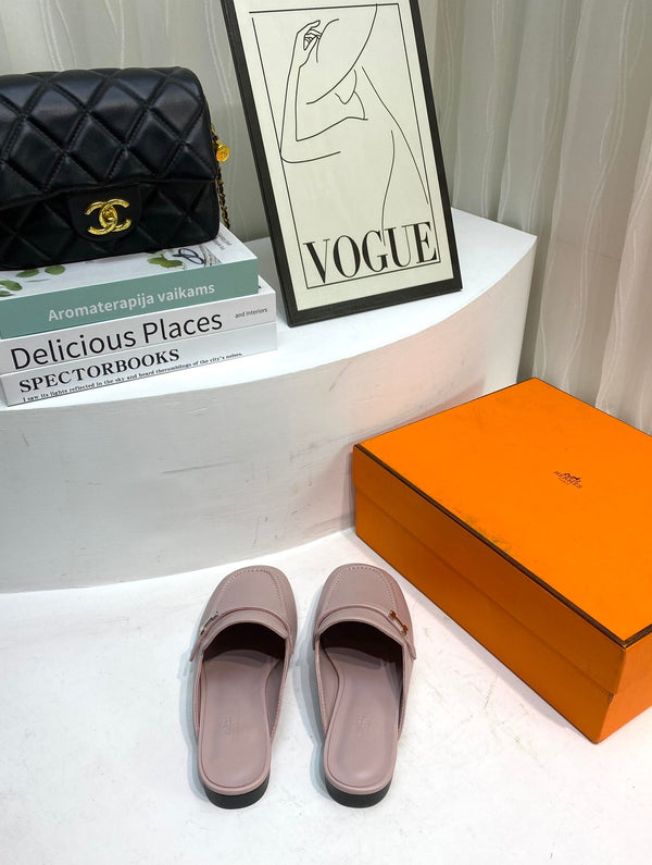 IENA MULE CREPE CALFSKIN