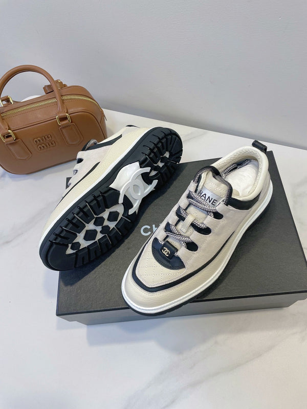 CC Sneaker In Ivory White Cowhide 144772