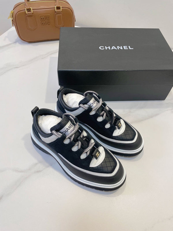 CC Sneaker In Black Cowhide 144774