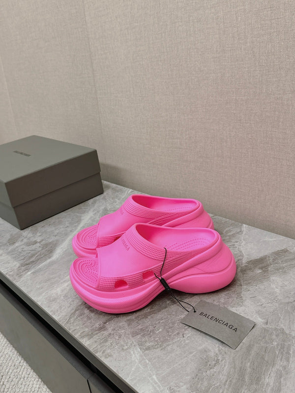 SANDALO CROCS SLIDE IN GOMMA ROSA BRILLANTE