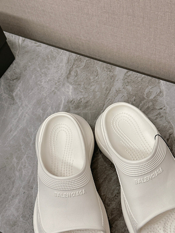 SANDALO CROCS SLIDE IN GOMMA BIANCA