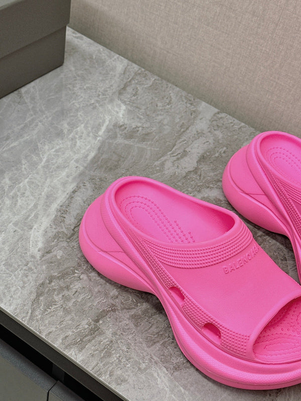 SANDALO CROCS SLIDE IN GOMMA ROSA BRILLANTE