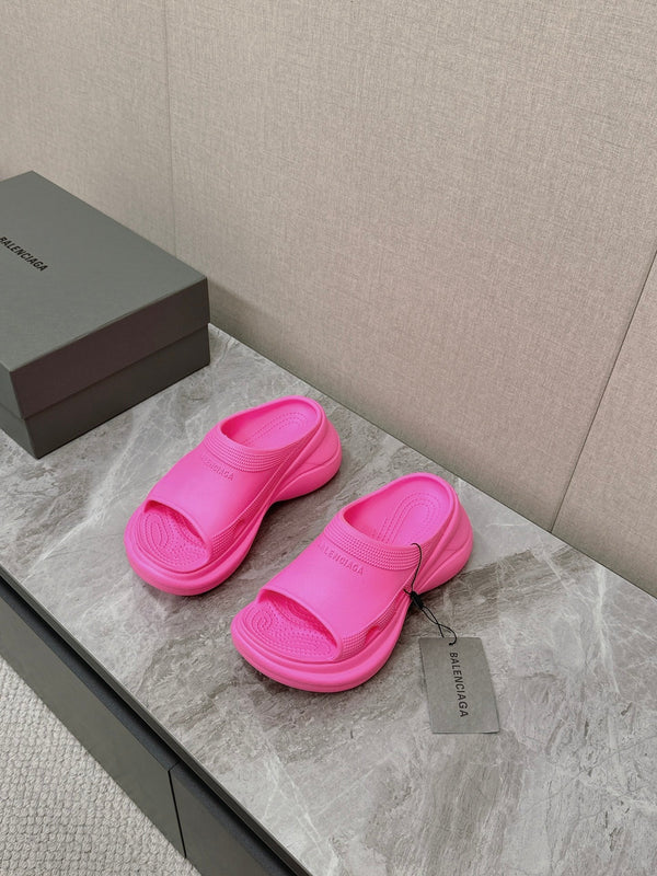 SANDALO CROCS SLIDE IN GOMMA ROSA BRILLANTE