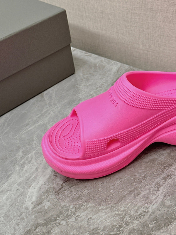 SANDALO CROCS SLIDE IN GOMMA ROSA BRILLANTE