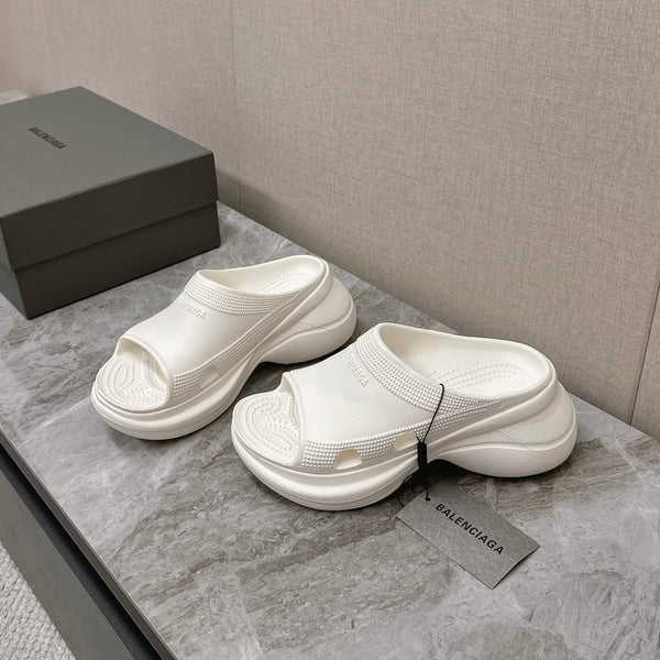 SANDALO CROCS SLIDE IN GOMMA BIANCA