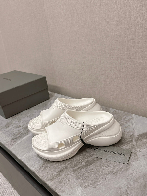 SANDALO CROCS SLIDE IN GOMMA BIANCA